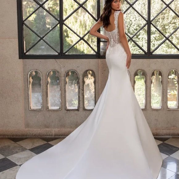 NWT Pronovias Carlo Wedding Gown - Picture 3 of 6